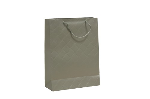 Bolsa de regalo gris pequeña