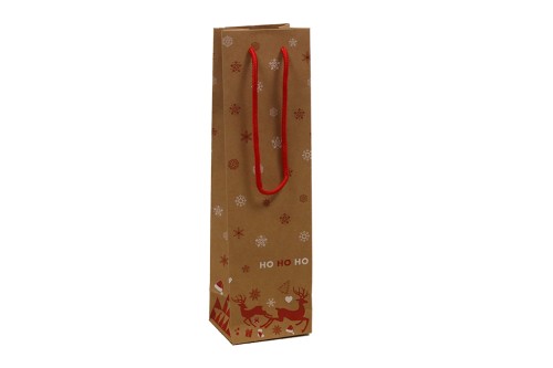 Petit sac en papier kraft de Noël