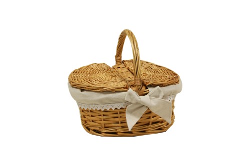 Cesta picnic clara forrada