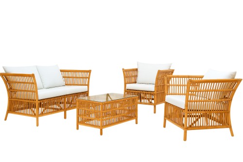 Donatello Rattanmöbel Set S/3