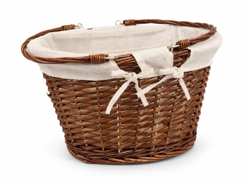 Cesta abatible clara