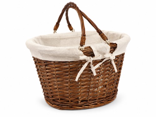 Cesta abatible clara