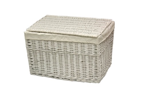 Baúl mimbre c/ tapa asiento