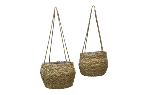 Cesta colgante seagrass s/2