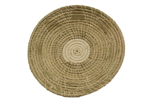 Bandejita bambu redonda