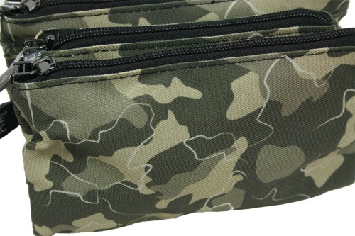 Estuche verde camuflaje