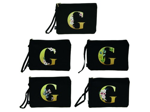 Bolso de mano letra g negro - regalos de boda