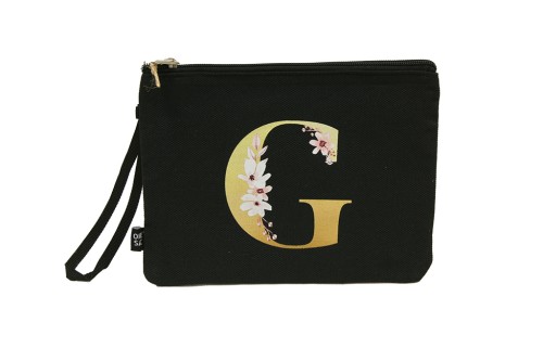 Bolso de mano letra g negro - regalos de boda