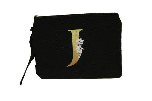 Bolso de mano letra j negro - regalos de boda