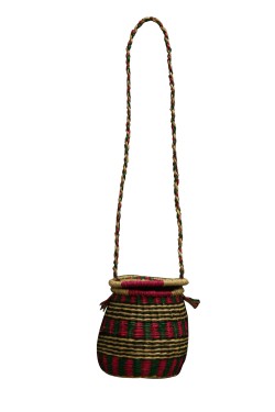 Sac à couvercle lilas et noir