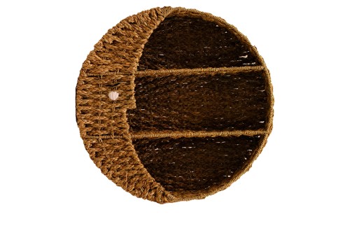 Étagère murale lune en seagrass