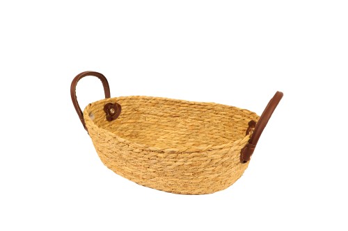 Cache-pots en Seagrass avec Poignées S/3
