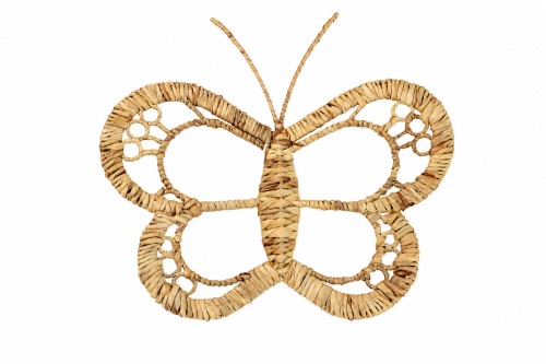 Papillons Décoratifs en Seagrass S/2