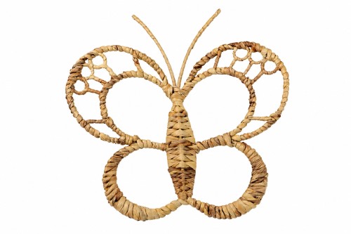 Papillons Décoratifs en Seagrass S/2