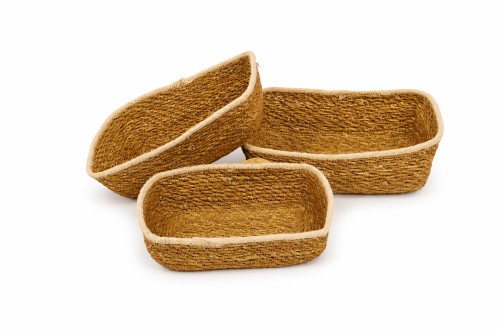 Plateaux à bord blanc (Lot de 3)