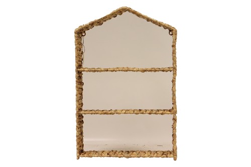 Étagère en forme de maison en jacinthe d’eau