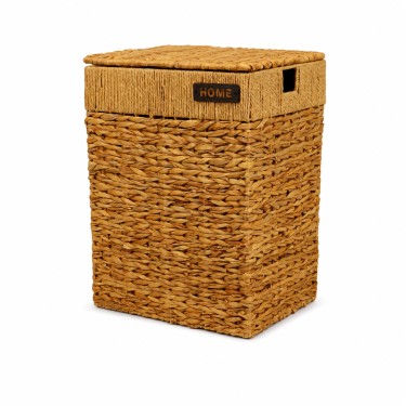 Roperos y canastos agua de jacinto beige s/6