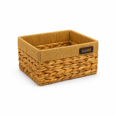 Ensemble de Malles et Paniers en Jacinthe d'Eau Beige S/5