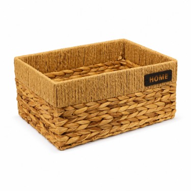 Roperos y canastos agua de jacinto beige s/6