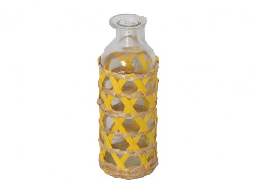 Botella cristal con diseño