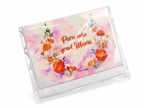 Tarjeta para una gran mamá rosas