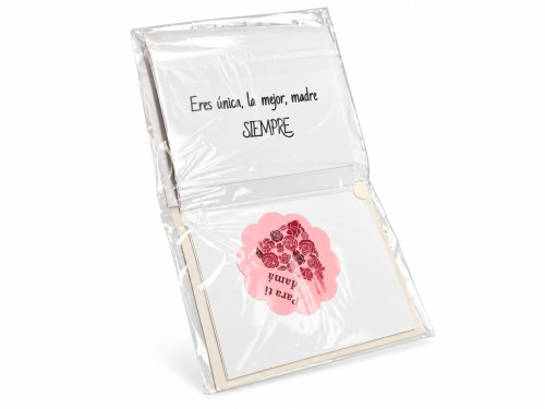Tarjeta para una gran mamá rosas