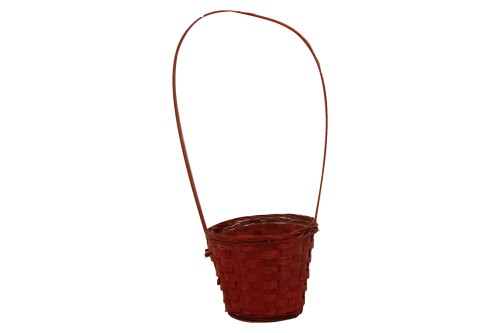 Cesta roja bambu