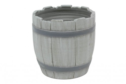 Macetero barril ceramica