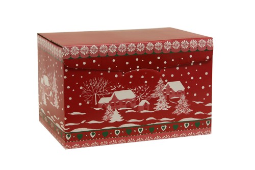 Caja carton navidad