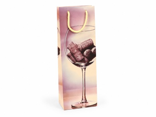 Bolsa de carton copa con corchos descolorida