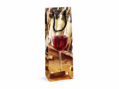 Bolsa de carton copa de vino