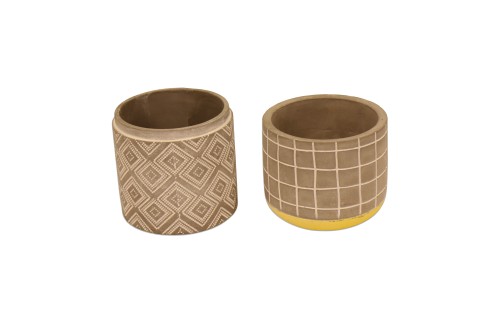 Maceteros ceramica s/2