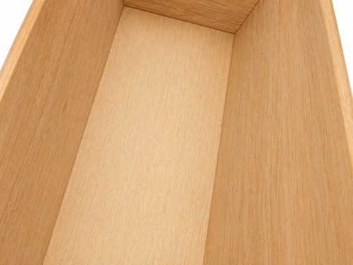 Macetero de madera con asas