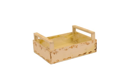 Caja macetero descolorida