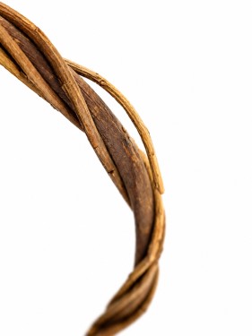 Cestas de mimbre marron s/2