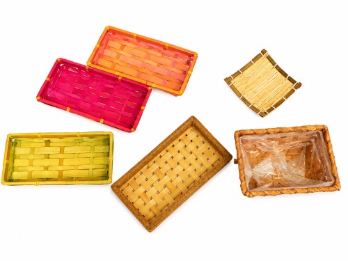 Bandejas variadas s/6 descoloridas