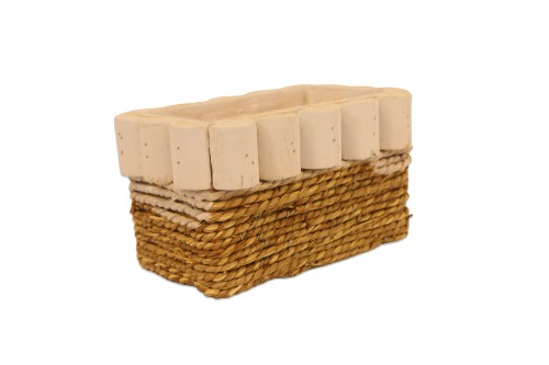 Macetero seagrass/madera