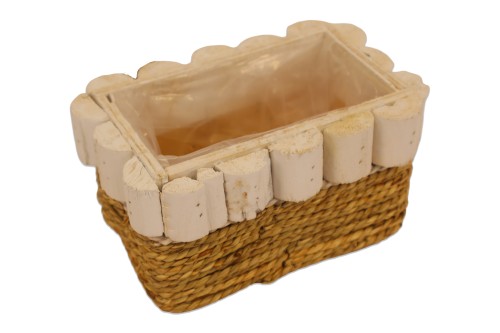 Macetero seagrass/madera