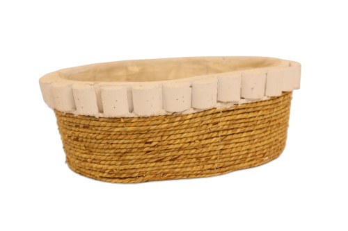 Maceta seagrass/madera