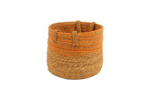 Cesto rayas naranja s/2