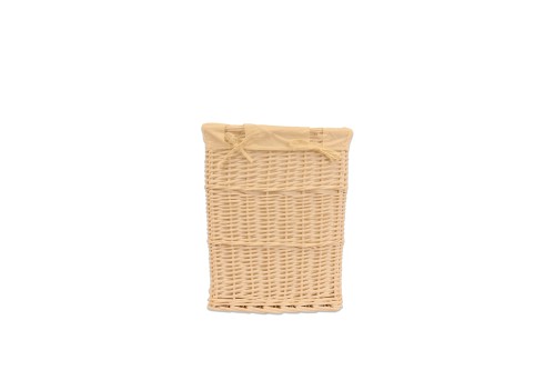 Cesto mimbre blanco