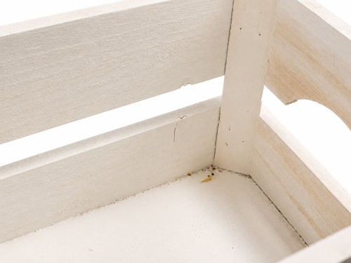 Caja madera blanca s/6