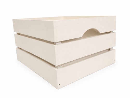 Caja madera blanca s/6