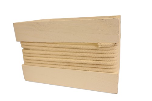 Caja madera blanca cuerda s/4