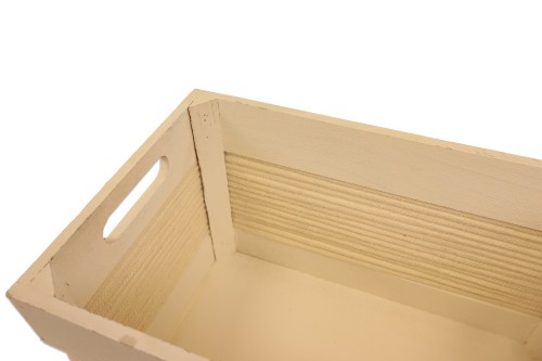Caja madera blanca cuerda s/4