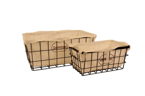 Cuevano metal rectangular s/2