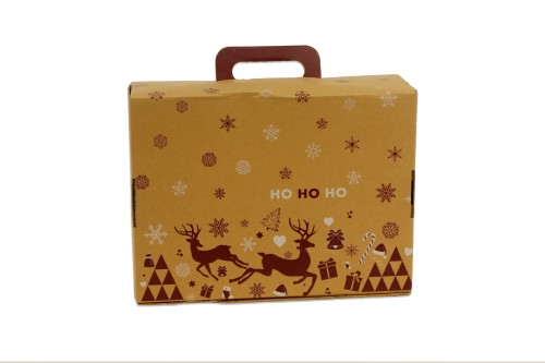Caja cartón navidad