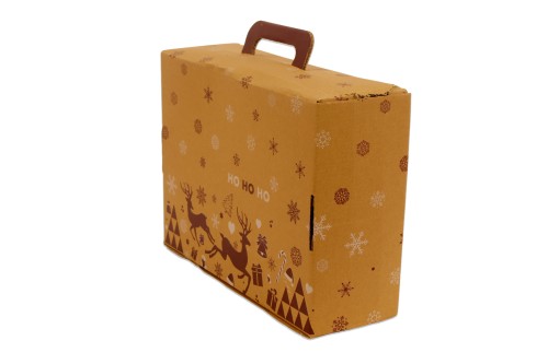 Caja cartón navidad