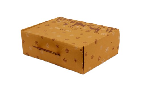 Caja cartón navidad