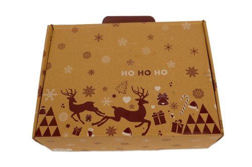 Caja cartón navidad